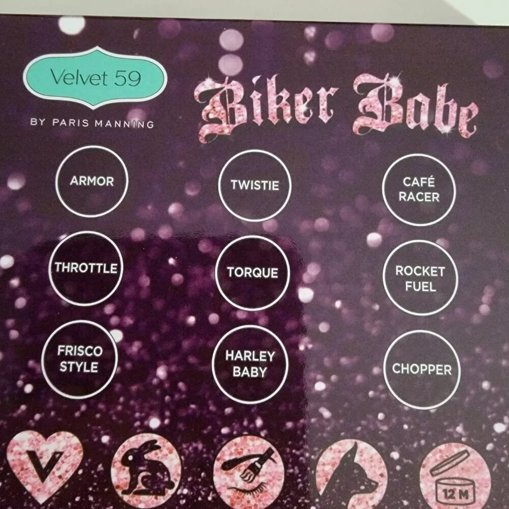 Paris Manning Velvet 59 Biker Babe Eyeshadow Contour Palette Perfect Gift